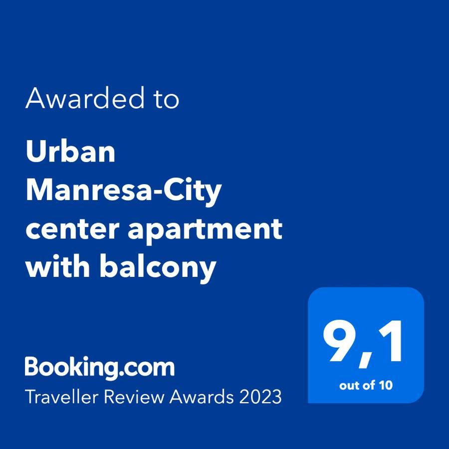 Urban Manresa-City Center Apartment With Balcony Exterior foto